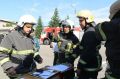 Пожарные учения прошли на кондитерской фабрике в Черногорске