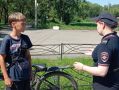 Полицейские Черногорска продолжают профилактические мероприятия по предупреждению краж велосипедов