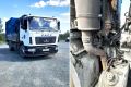 В Таштыпском районе на трассе загорелся мусоровоз