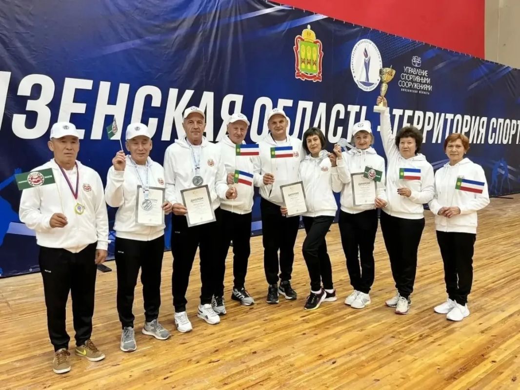 Сборная Хакасии завоевала серебро на Спартакиаде пенсионеров России