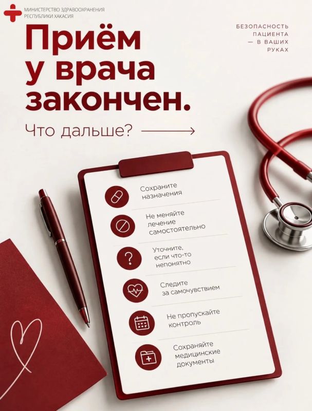 Приём у врача закончился. Что дальше?