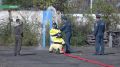 Искали выход из задымленного помещения в полной темноте, эвакуировали условного пострадавшего и тушили очаг пожара