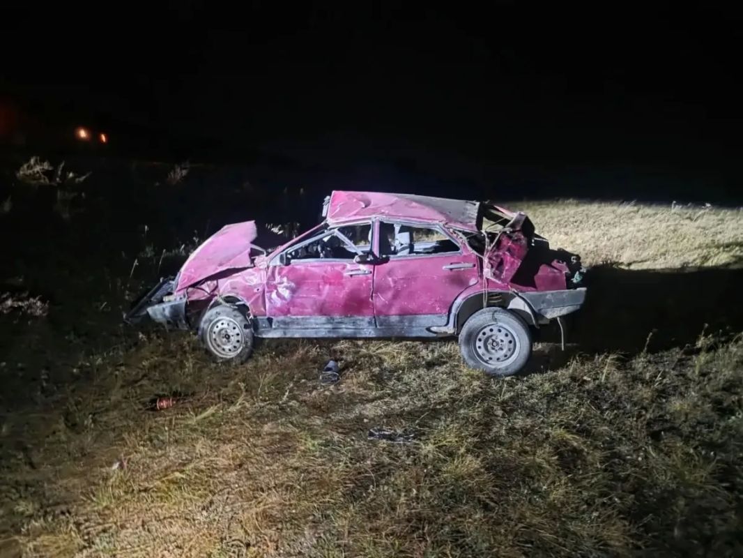 Бесправник сломал позвоночник и ребра в ДТП в Усть-Абаканском районе