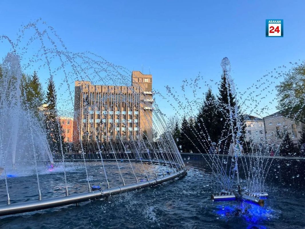 Абаканские фонтаны «засыпают» до весны