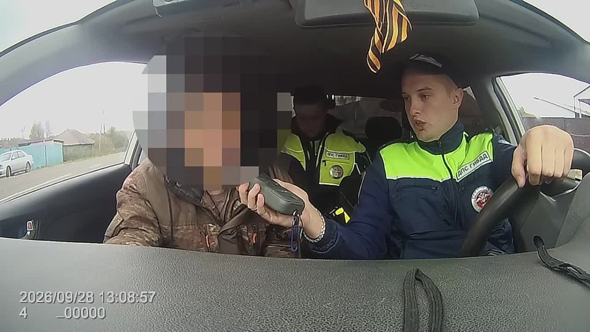 В Ширинском районе поймали пьяного мотоциклиста с мамой