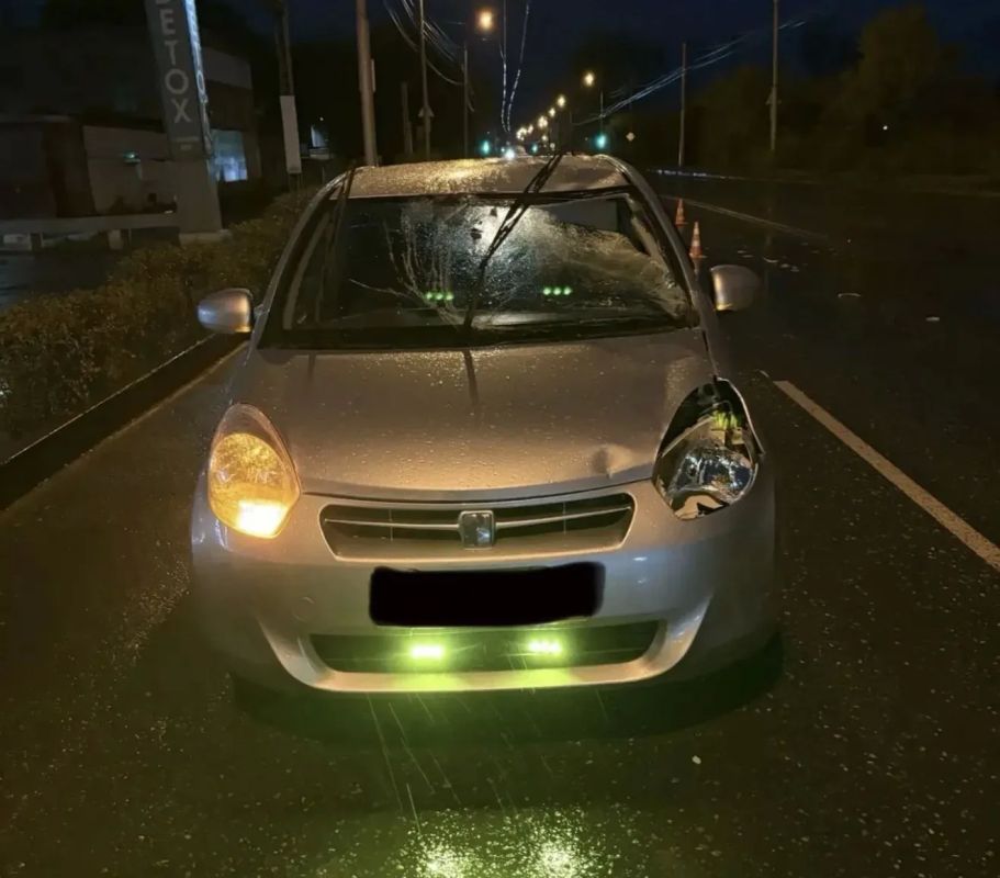 Пьяный пешеход попал под колеса авто в Абакане- он в реанимации