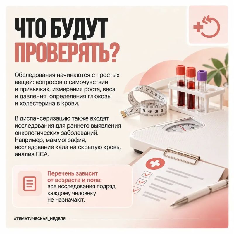 С 19 по 25 октября проходит неделя информирования о важности диспансеризации и профосмотров С 19 по 25 октября проходит неделя информирования о важности диспансеризации и профосмотров