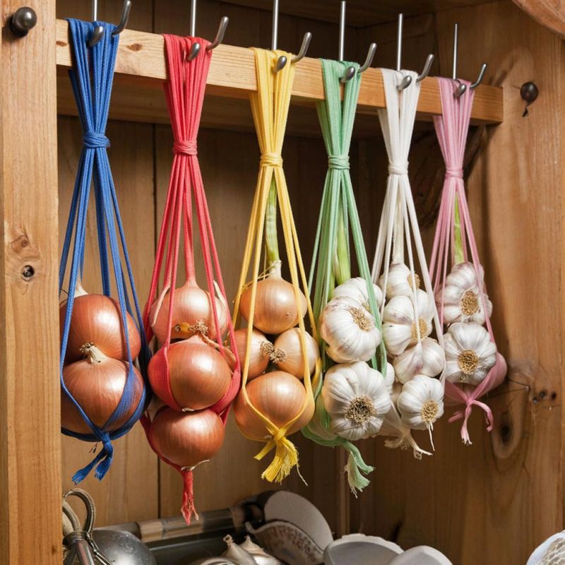 Почему колготки остаются лучшим способом хранения лука и чеснока