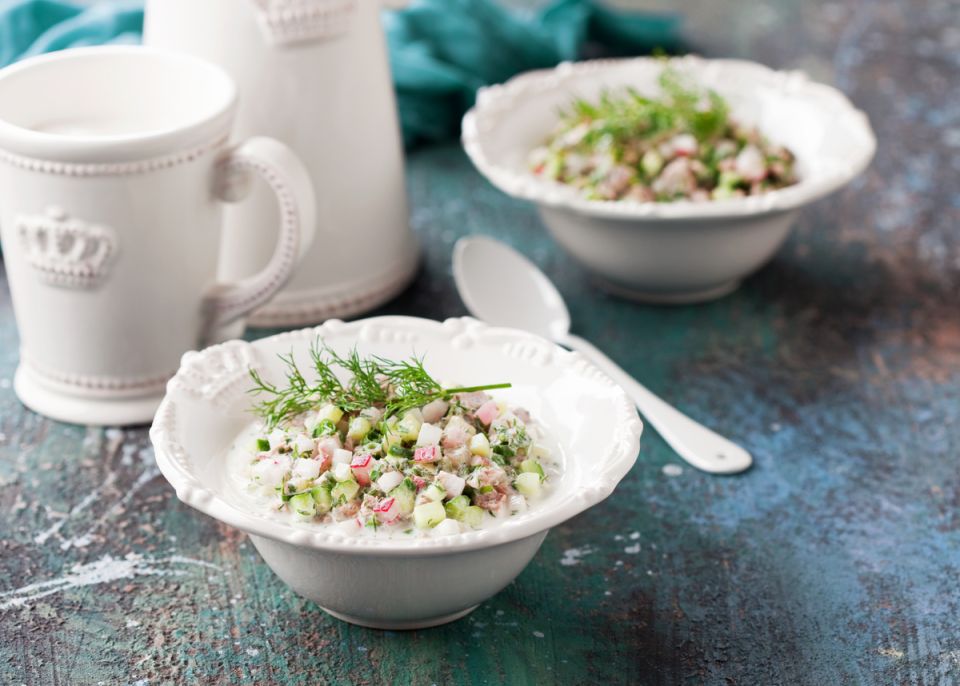 Летняя окрошка: освежающий рецепт для любителей здорового питания